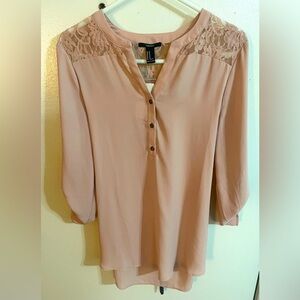 Brand New forever 21 salmon top blouse